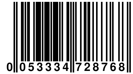 0 053334 728768