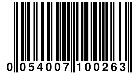 0 054007 100263