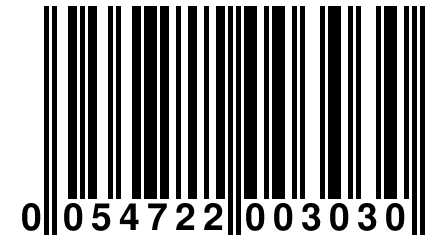 0 054722 003030