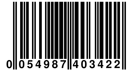 0 054987 403422