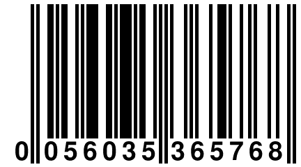 0 056035 365768