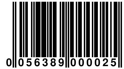 0 056389 000025