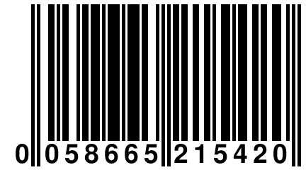 0 058665 215420