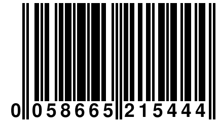 0 058665 215444