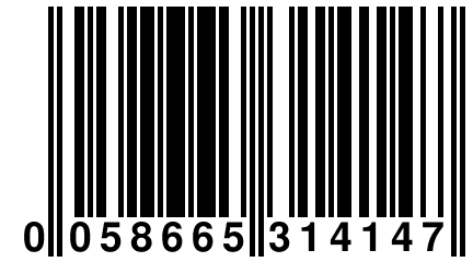 0 058665 314147