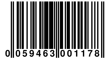 0 059463 001178