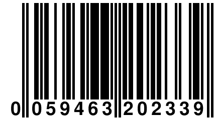 0 059463 202339