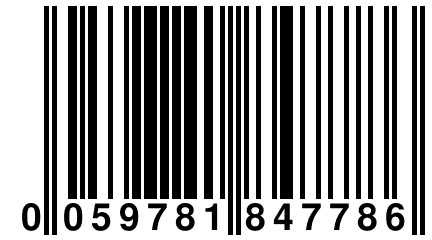 0 059781 847786