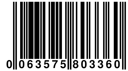 0 063575 803360