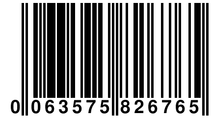 0 063575 826765