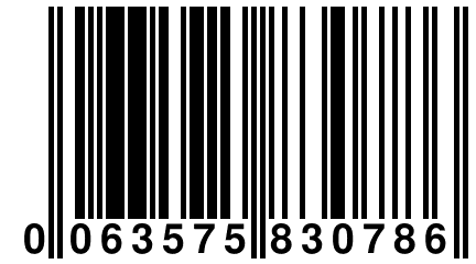 0 063575 830786