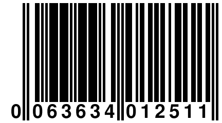 0 063634 012511