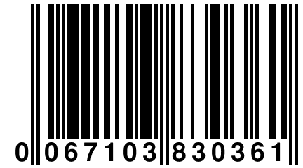 0 067103 830361