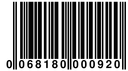 0 068180 000920