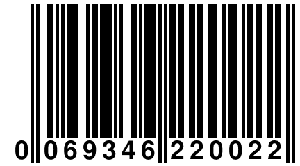 0 069346 220022