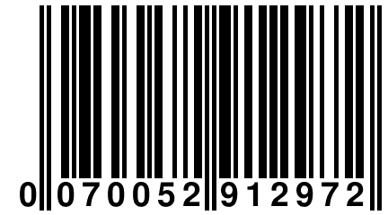 0 070052 912972