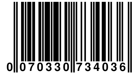 0 070330 734036