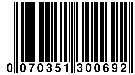 0 070351 300692