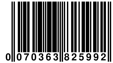 0 070363 825992