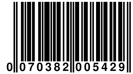 0 070382 005429