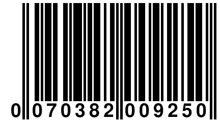 0 070382 009250