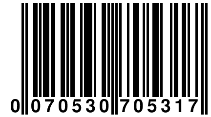 0 070530 705317