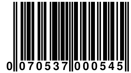 0 070537 000545