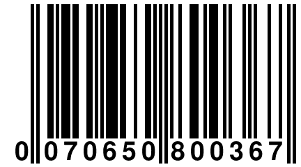 0 070650 800367