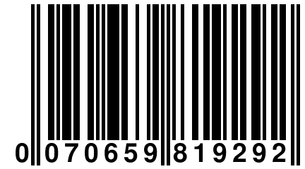 0 070659 819292