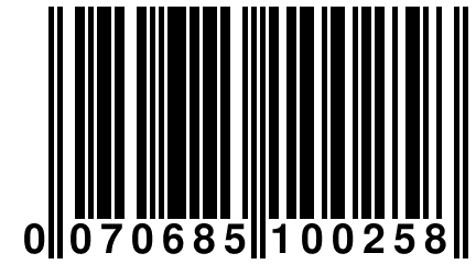 0 070685 100258