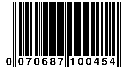 0 070687 100454