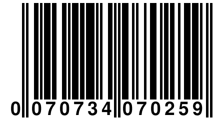 0 070734 070259