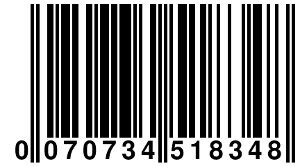 0 070734 518348