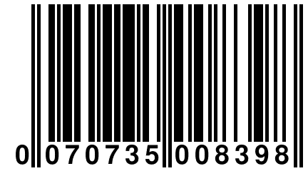 0 070735 008398