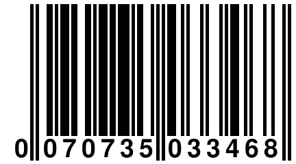 0 070735 033468