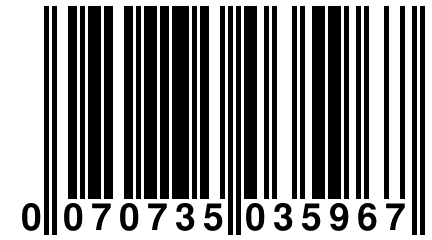 0 070735 035967