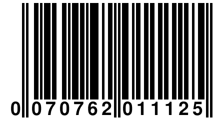 0 070762 011125