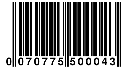 0 070775 500043