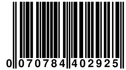 0 070784 402925