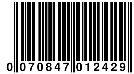 0 070847 012429