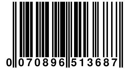 0 070896 513687