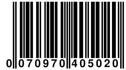 0 070970 405020