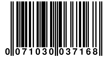 0 071030 037168