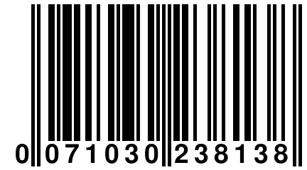 0 071030 238138