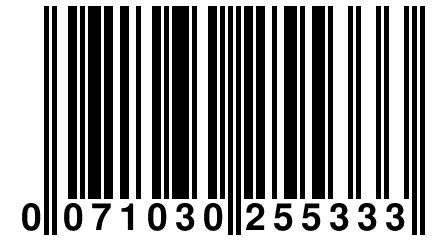 0 071030 255333