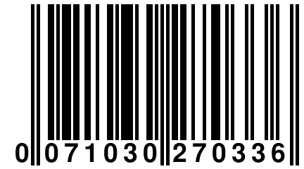 0 071030 270336