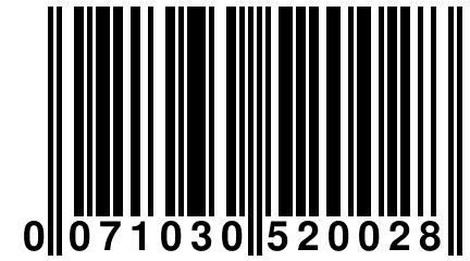 0 071030 520028