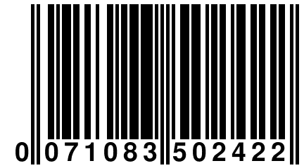 0 071083 502422