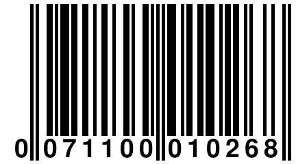 0 071100 010268