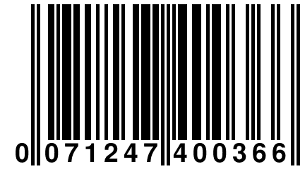 0 071247 400366